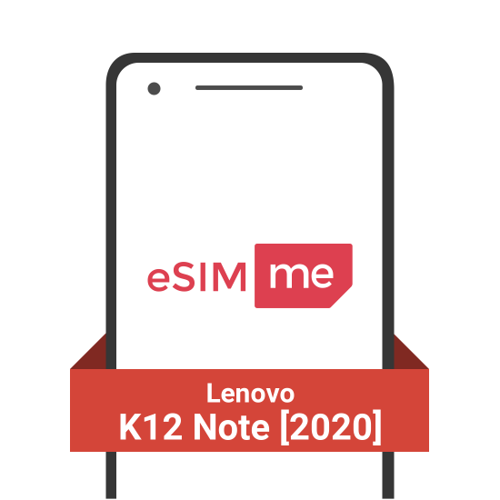 eSIM.me Card for Lenovo K12 Note [2020]